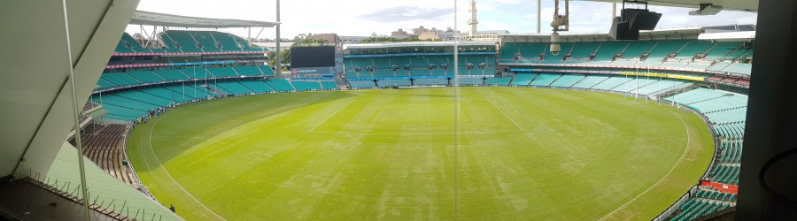 Led Bande im Stadion