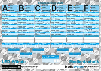 Em2020 Spieplan zum Ausdrucken