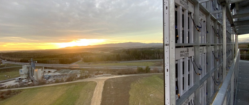 Videowall mit Ausblick